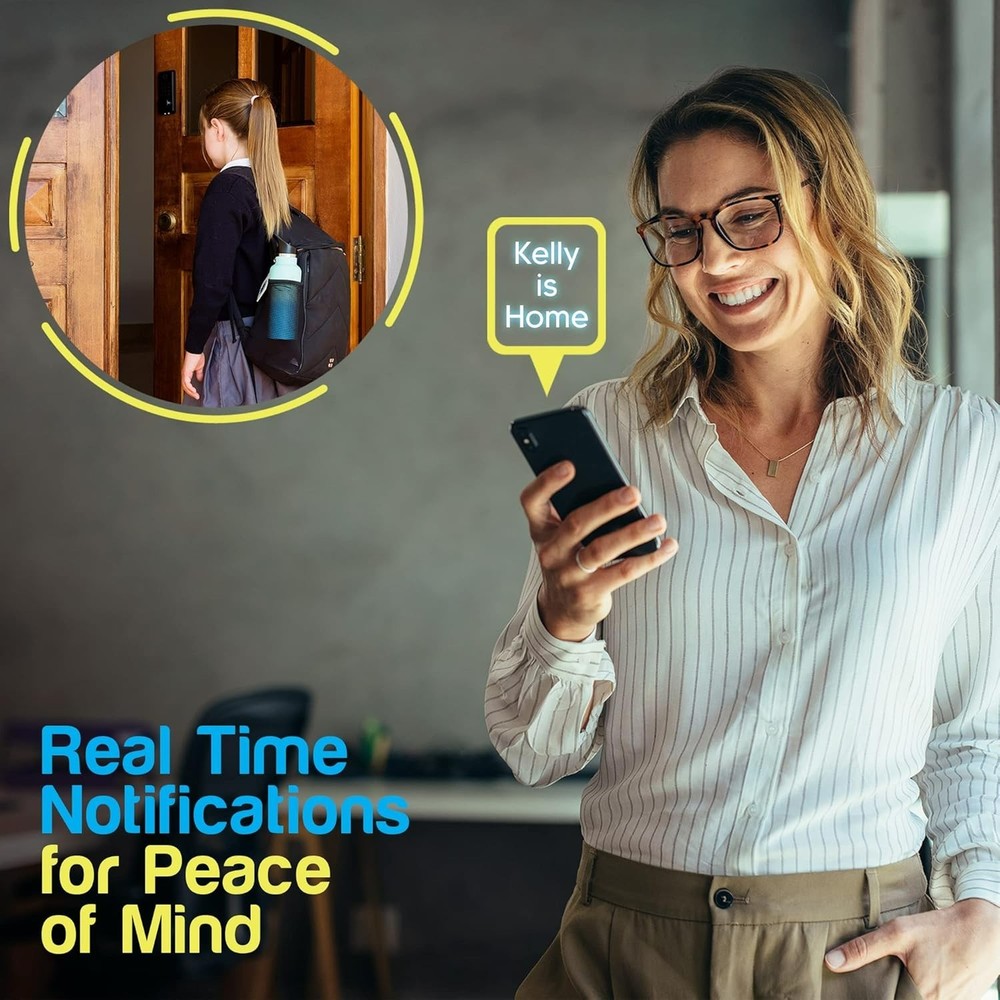 Smart Door Lock • Keyless Entry Deadbolt Door Lock • Multiple Entry Black