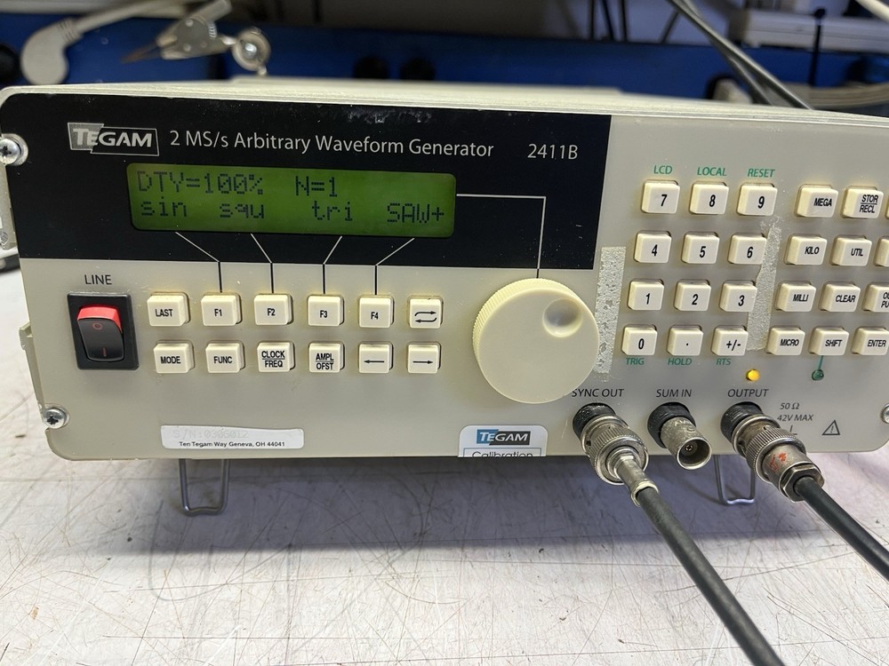 Pragmatic TEGAM 2411B Arbitrary Waveform Generator 16 bits 2 MS/s