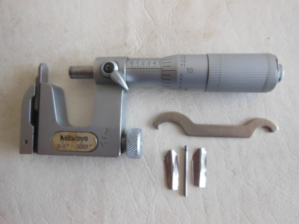 Mitutoyo 117-107 Interchangeable Anvil Micrometer