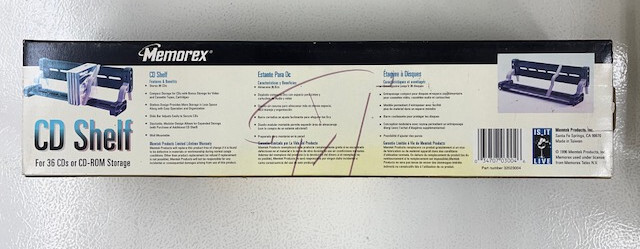 Memorex Desktop CD Shelf with Space for 36 CD'S or DVD's