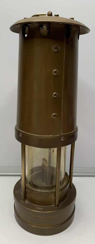 Vintage E. Thomas & Williams Cambrian Brass Miners Lamp