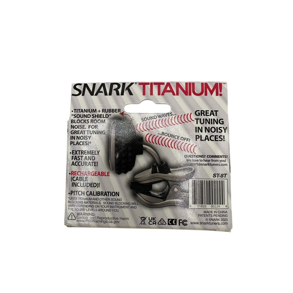 Snark ST-8 Titanium Chromatic Rechargeable Tuner