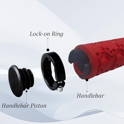 Bike Handlebar Grips Red
