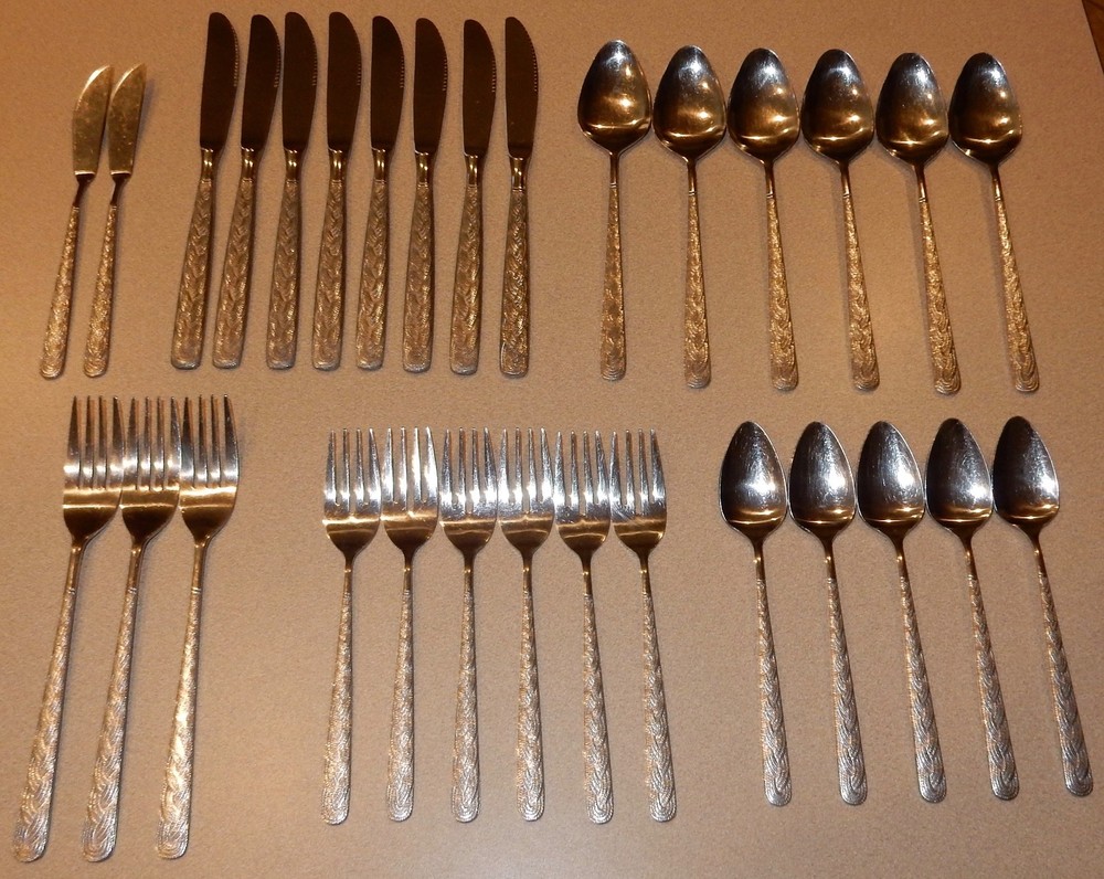 Prestige Stainless Flatware Japan Cable Knit Sweater Look Braided Braid