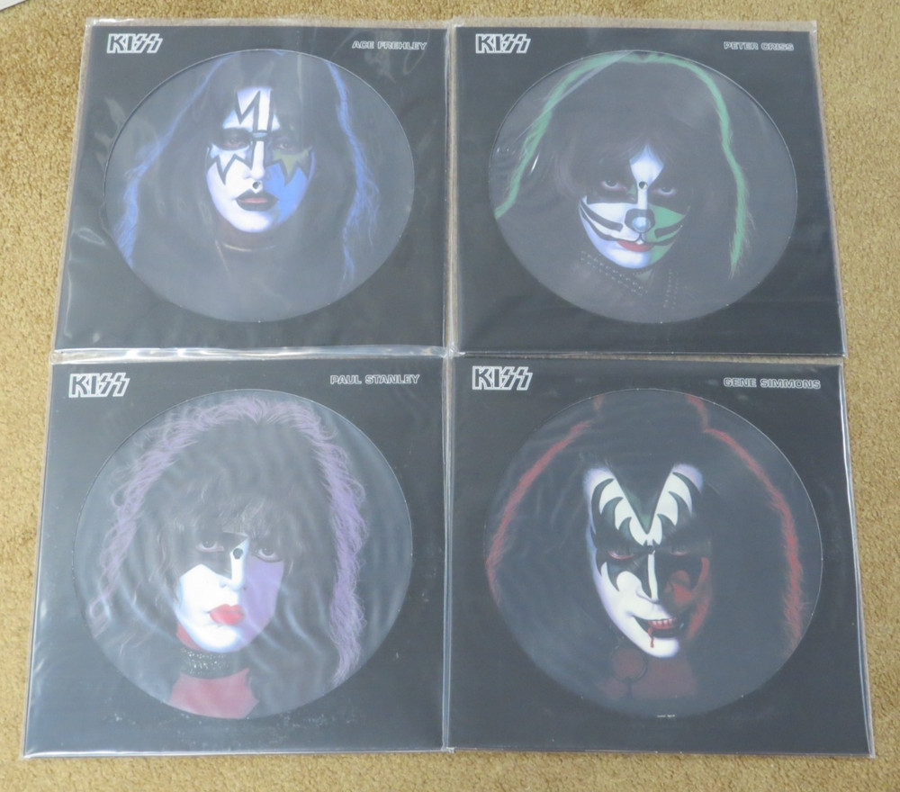 KISS RUSSIAN LILITH SOLO ALBUM PICTURE DISC SET OF 4 RELEASED 2006