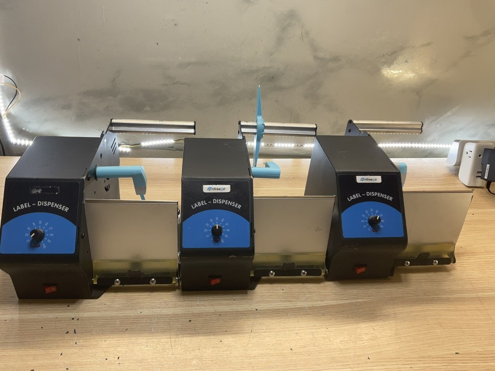 3 Automatic Label Dispenser Stripper Sticker Separating Machine /JUA2281