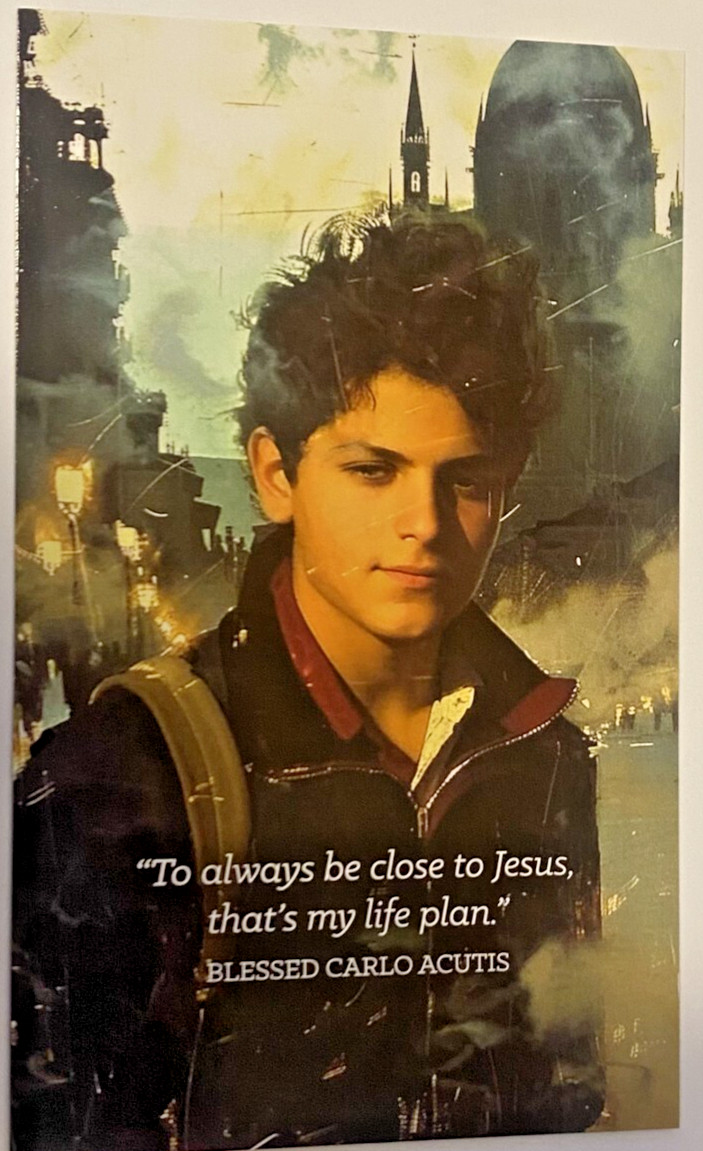 Blessed Carlo Acutis, (Apostle of the Eucharist) Prayer Card, New #PC-112