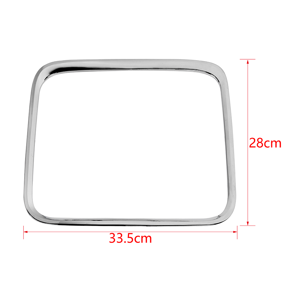 Center Console Storage Box Cover Trim Frame For Dodge RAM 1500 2015-2017 Chrome