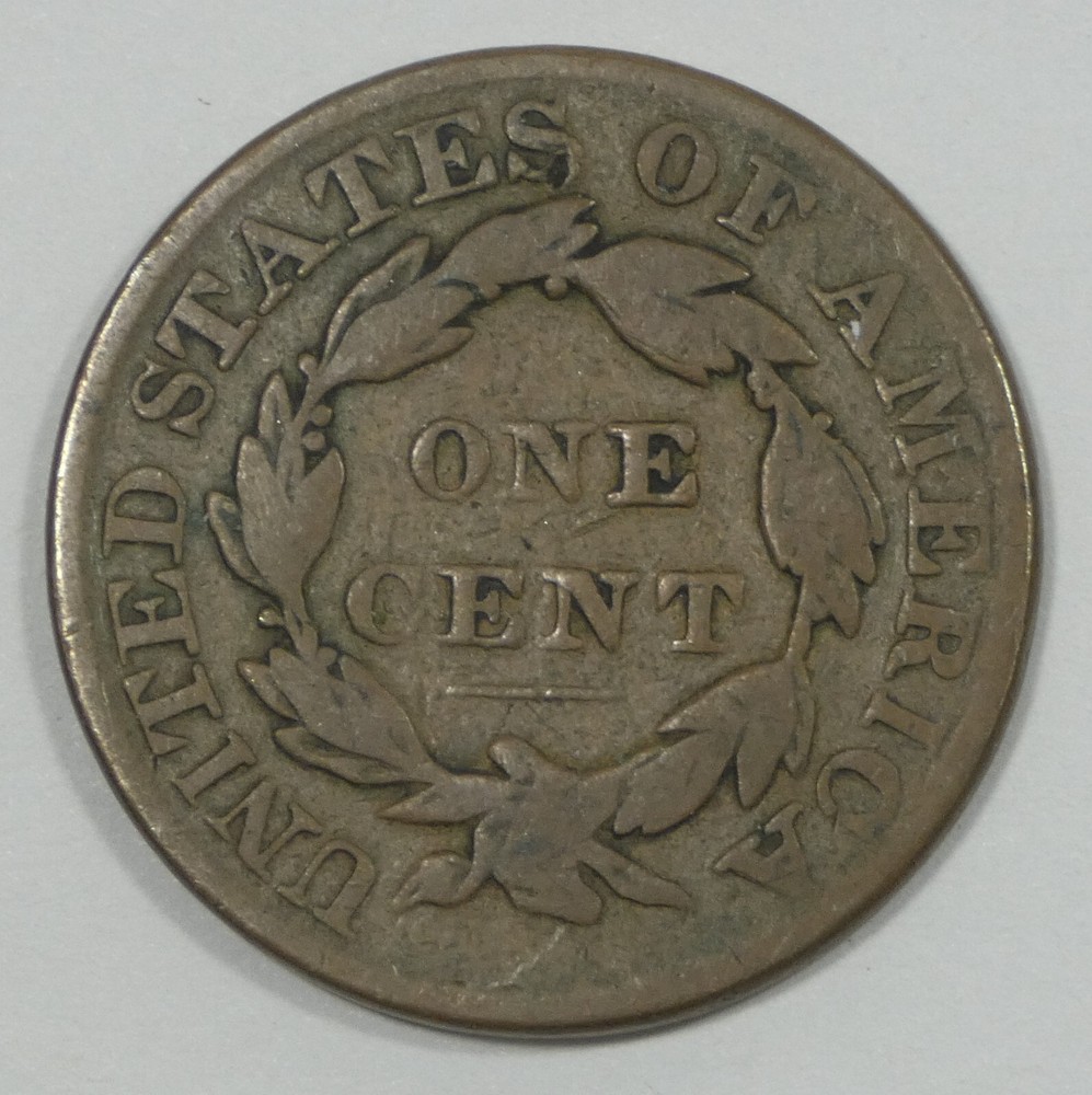 1827 Coronet Head Large Cent GOOD 1-Cent