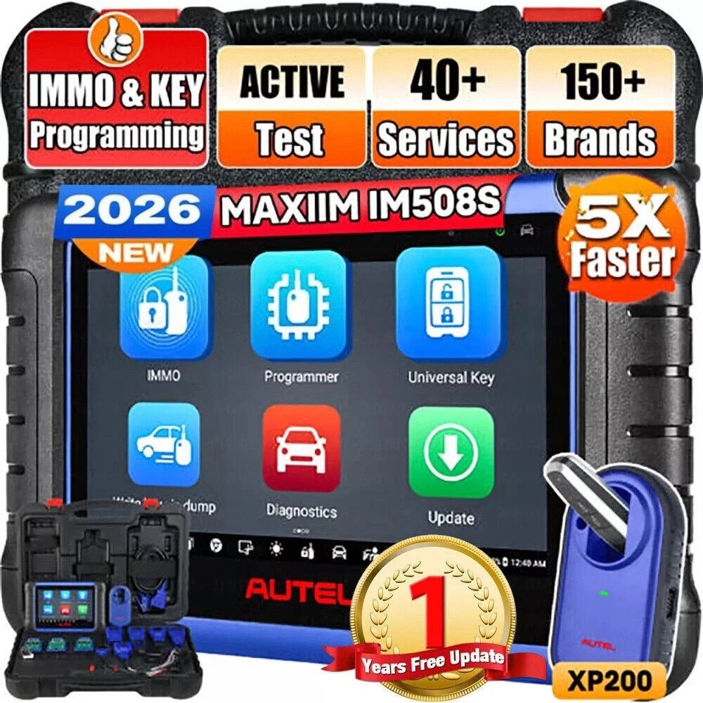 2026 Autel MaxiIM IM508S IMMO Key Programming Tool All System Diagnostic Scanner