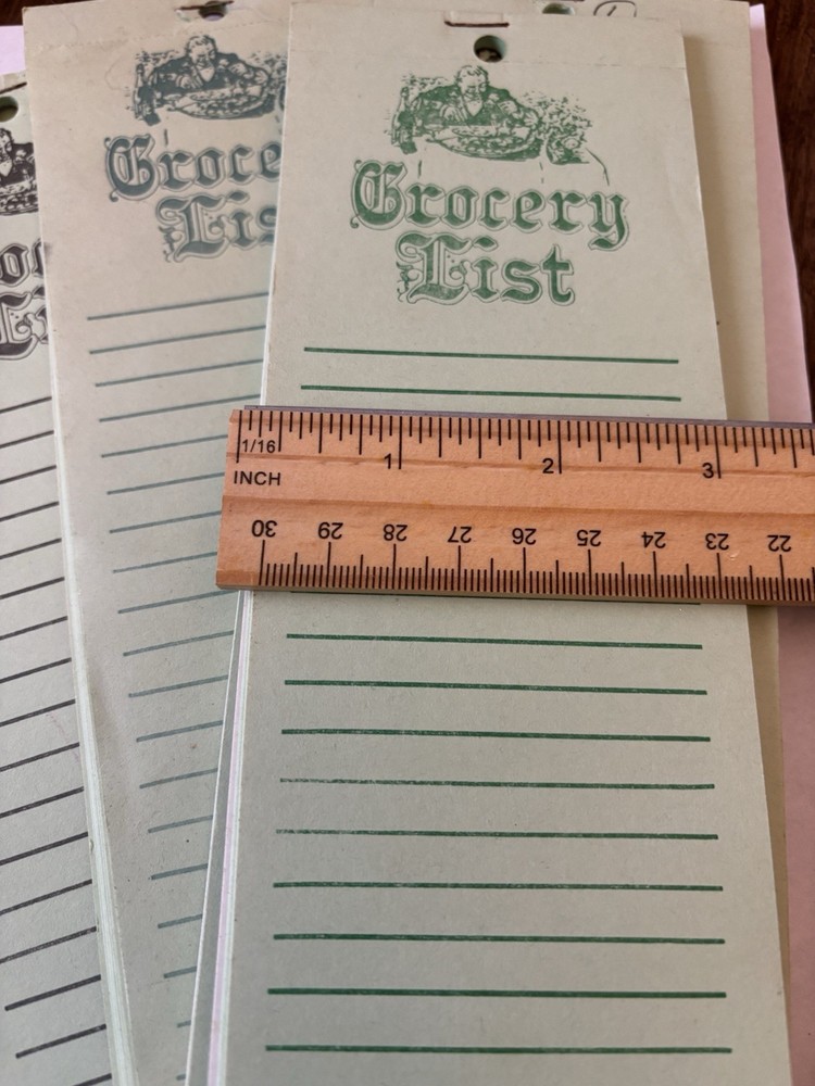 6 Pack Grocery List Notepads Shopping Lists Pads