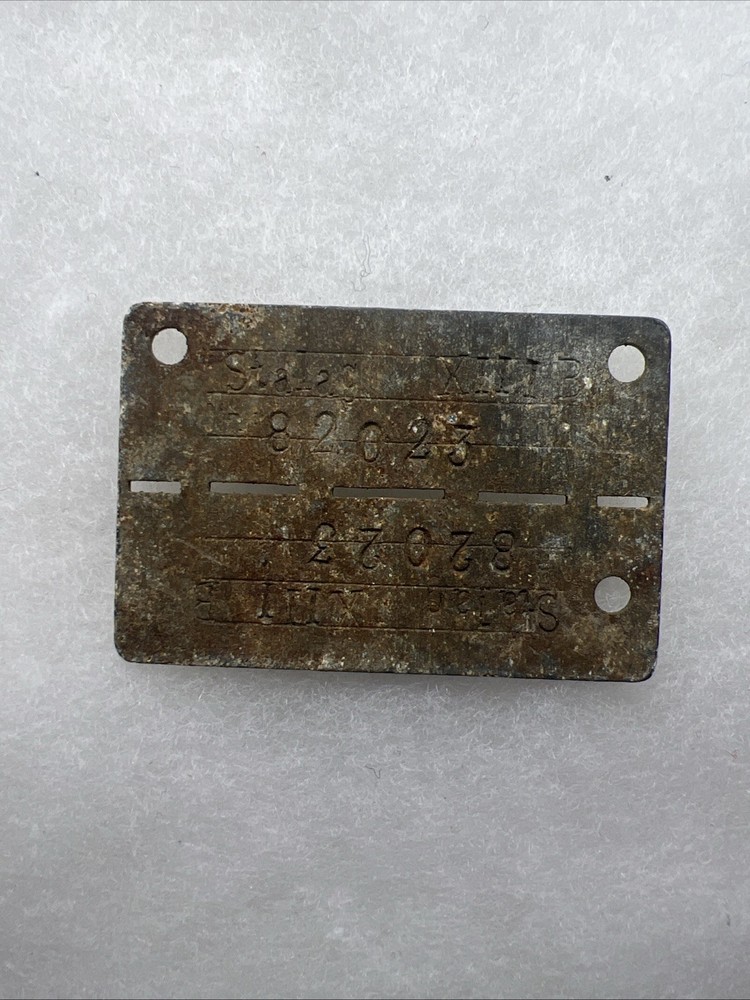 WW2 German Stalag Prisoner Of War POW Tag US (CC757
