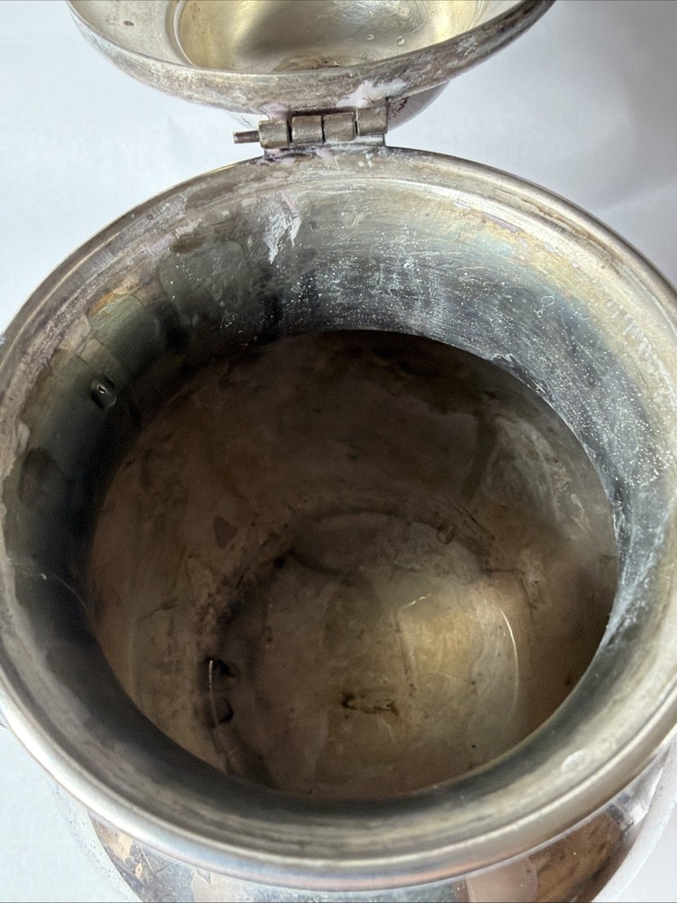 Sheridan Vintage Silver On Copper Teapot 11” Tall