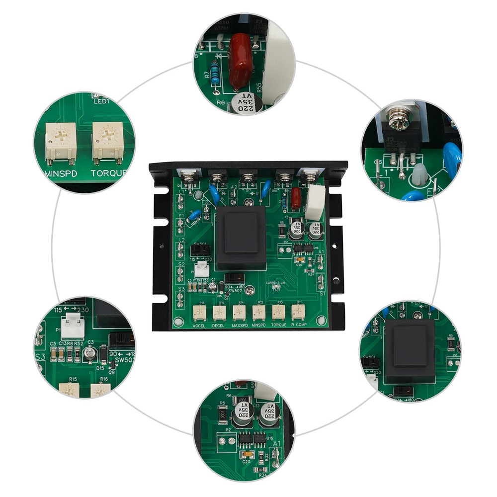 DC Motor Variable Speed Control Module for Minarik MM23001C