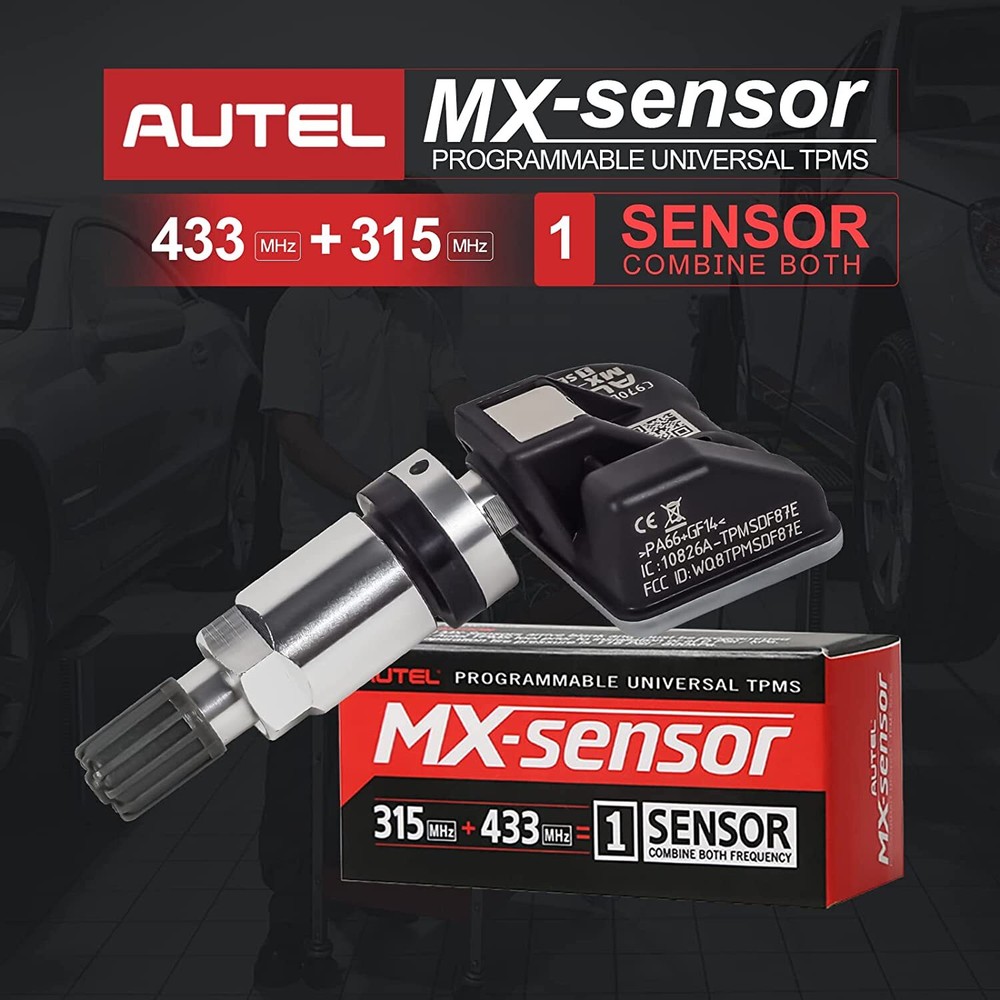 Autel MX-Sensor 2 in 1 Programmable TPMS Sensor for Tire Pressure Tool Universal