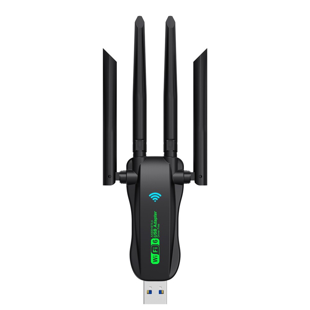 For Computer WiFi 6 Bluetooth 5.4 Adapter Dual Band USB Wireless Network Card