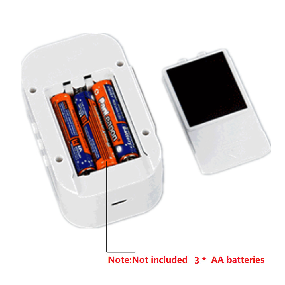 Adjustable Vol Welcome Infrared Chime Wireless Doorbell with Recording Function