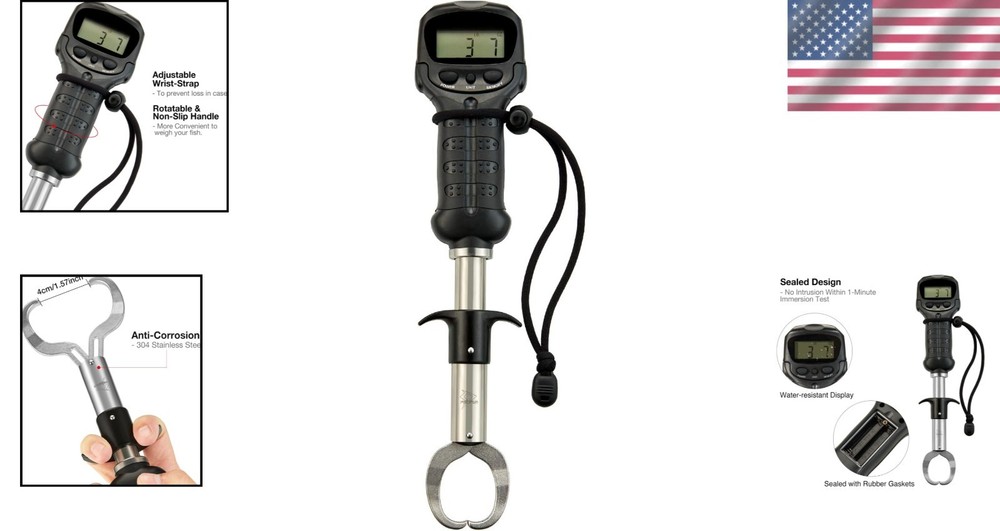 Memory Function Fishing Scale with Saltwater Resistance