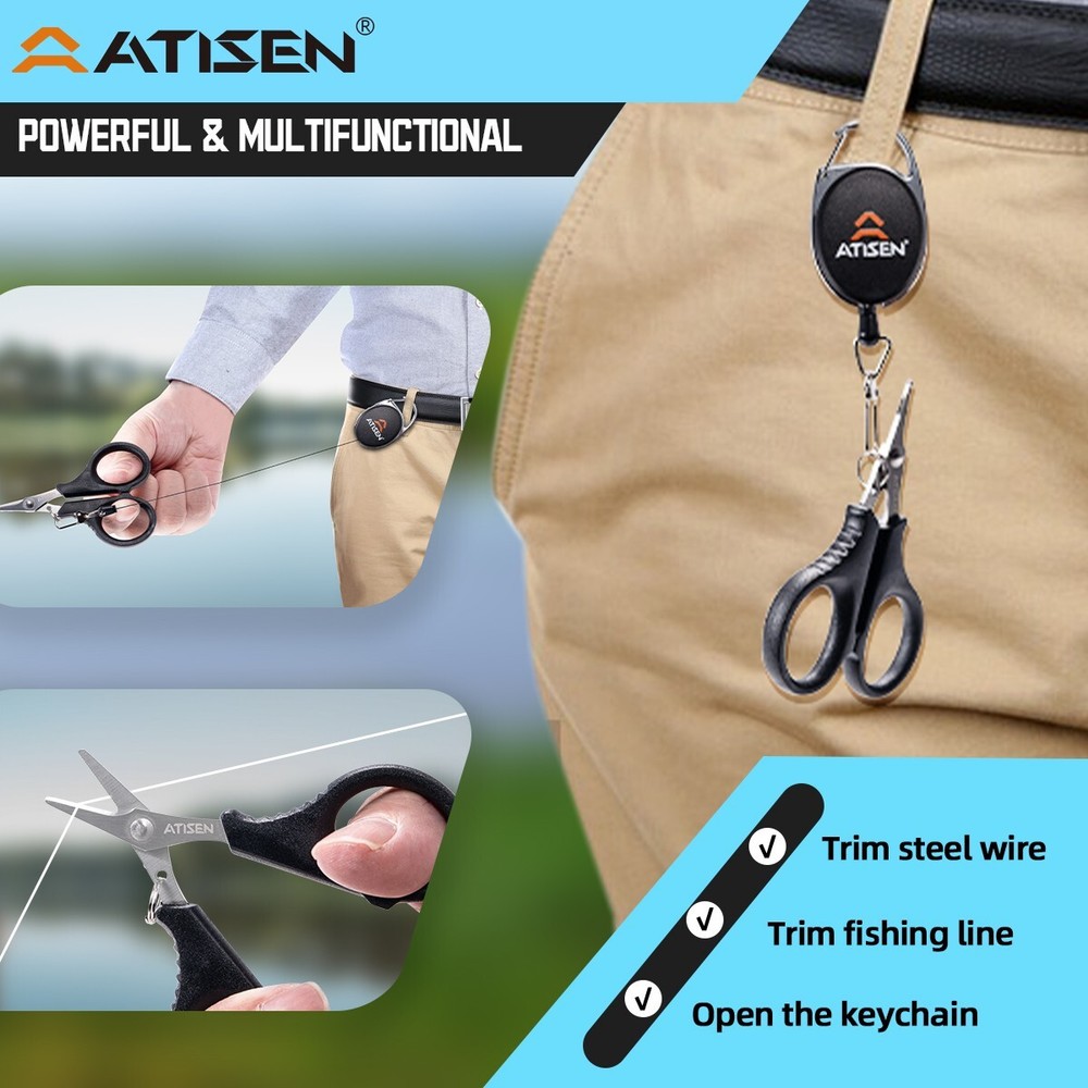 Fishing set, multi-sized and multi-functional, outdoor fishing tools