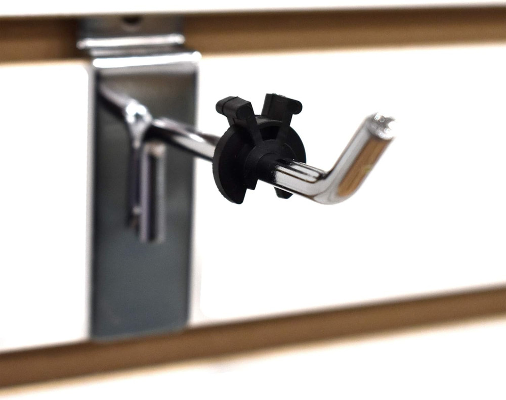 Black Peg Hook Stoppers, Squeeze & Pinch Inventory Control Clips to Help Keep Me