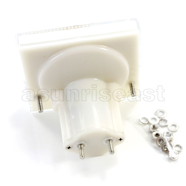 1 × DC 3A Analog Panel AMP Current Meter Ammeter Gauge 85C1 White 0-3A DC