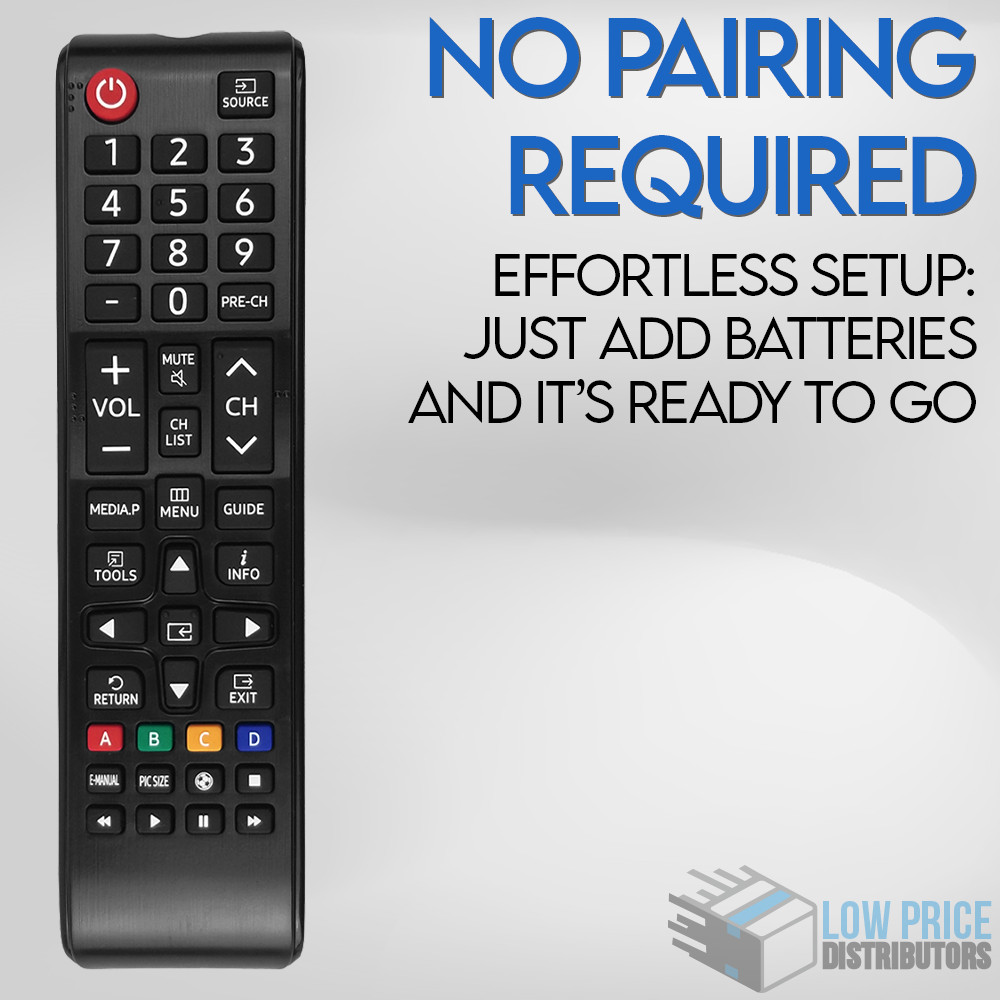 Simple Remote Control for Samsung TV | No Programming Needed | Big Buttons | New