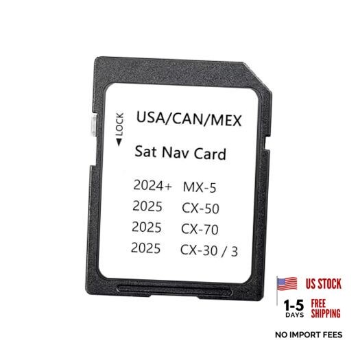 Upgraded KR9D66EZ1 Navigation SD Card with Latest Maps Version Compatible with