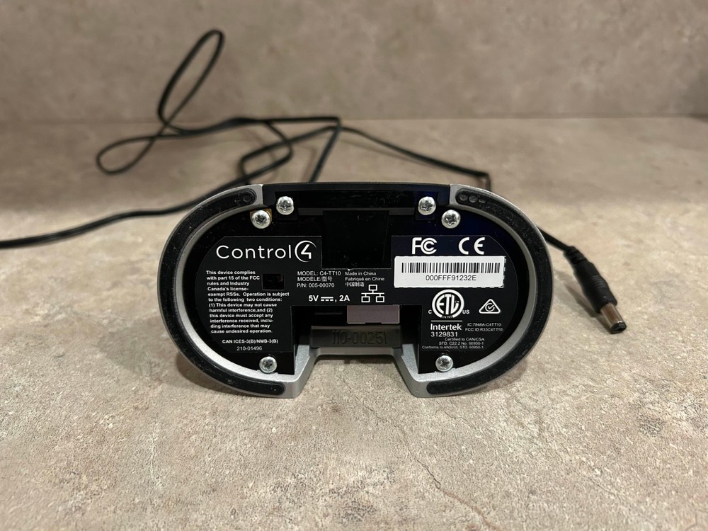 Control4 C4-TT10 T3 Series 10" Table Top Touch Screen Dockable