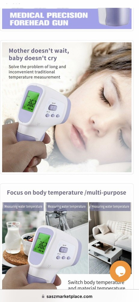 CEM DT-8806H Forehead InfraRed Thermometer