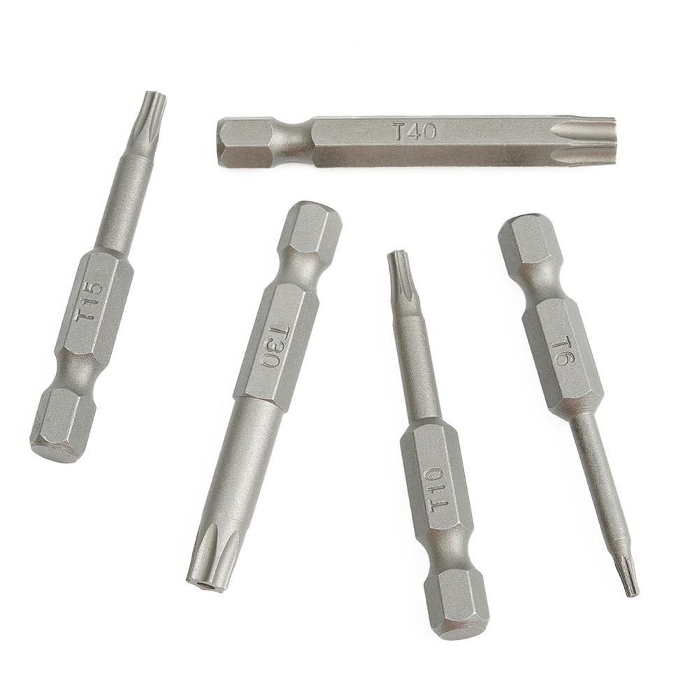 Efficient Tool Kit with Magnetic For Torx Bits Features All Essential Sizes