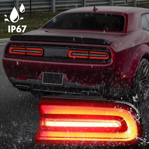 RH Outer Tail Light Compatible with Dodge Challenger 2015 Right Passenger Side