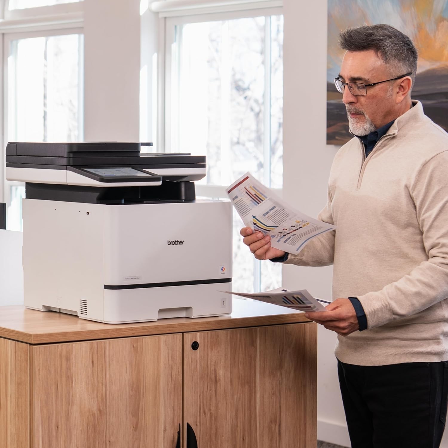 Brother MFCL8930CDW Color Laser All-in-One Printer W/ Advanced Security Features