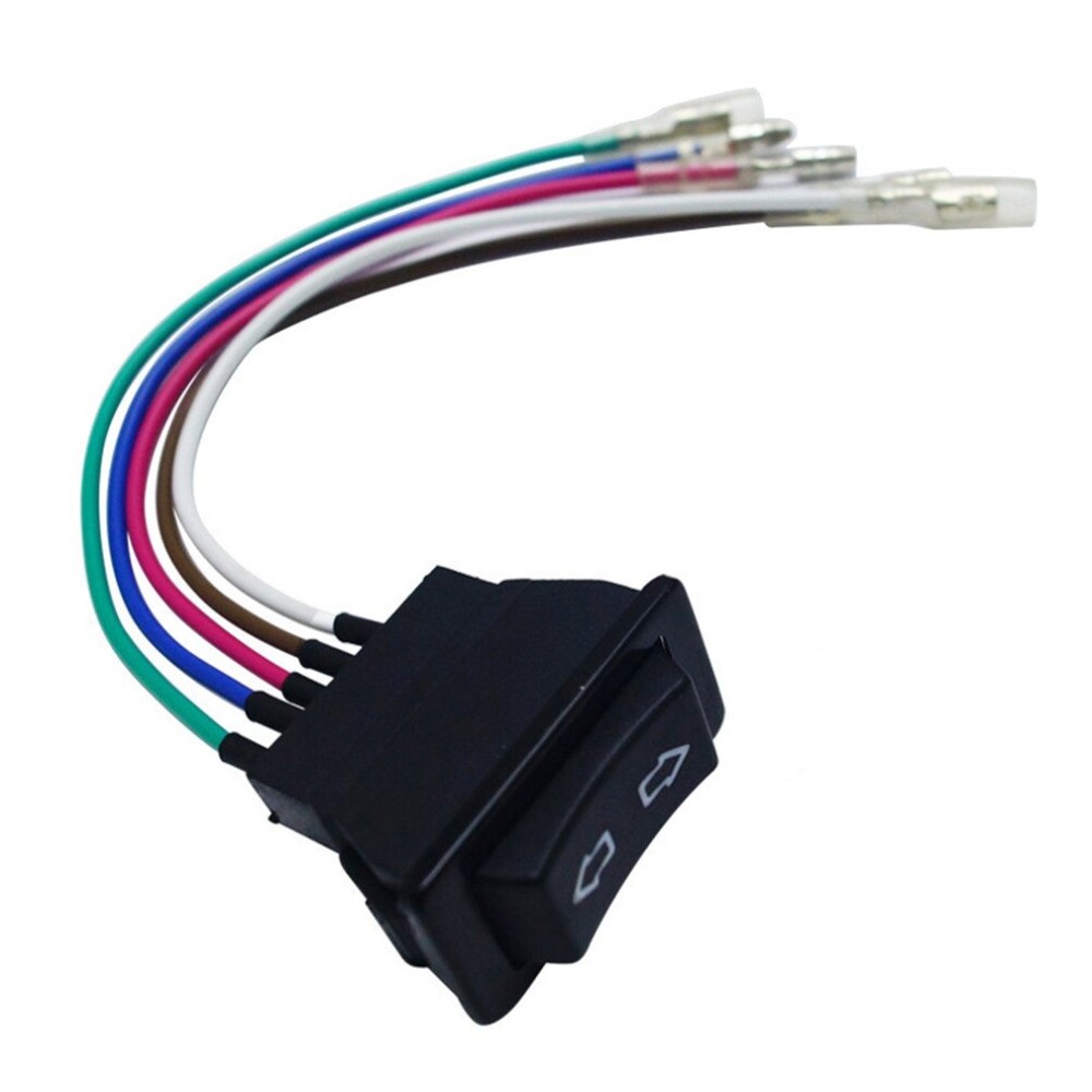 5-Pin Car Window Power Windows Switch Universal UP/DOWN Illuminated LED Green