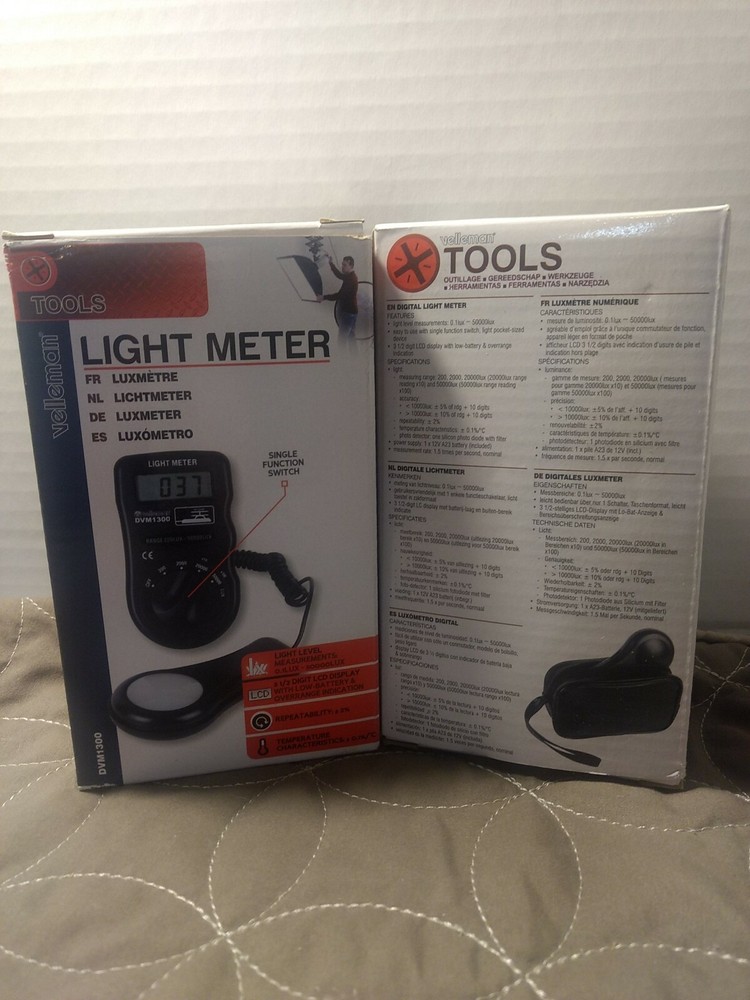Velleman DVM1300 DIGITAL LIGHT METER