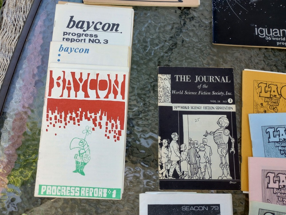 Sci Fi Convention Program Lot. Real Musgrave .Vintage Progress Reports