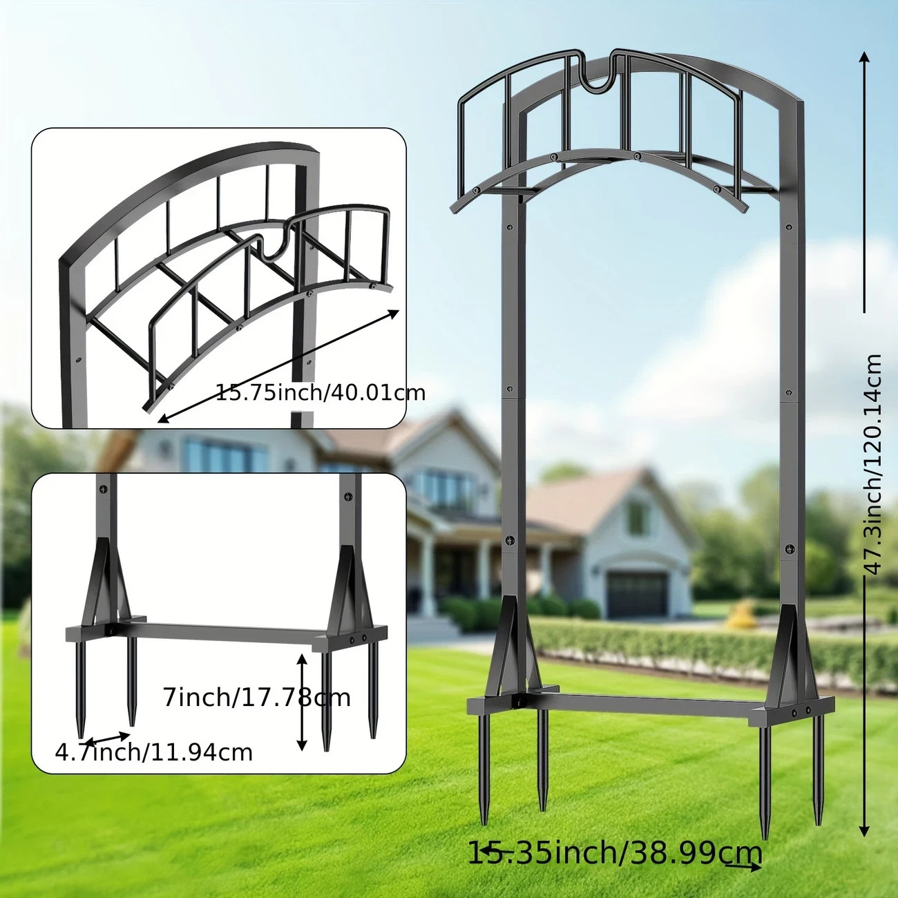 Heavy Duty Garden Hose Holder - Upgraded Water Hose Holder Holds 151-feet Hose