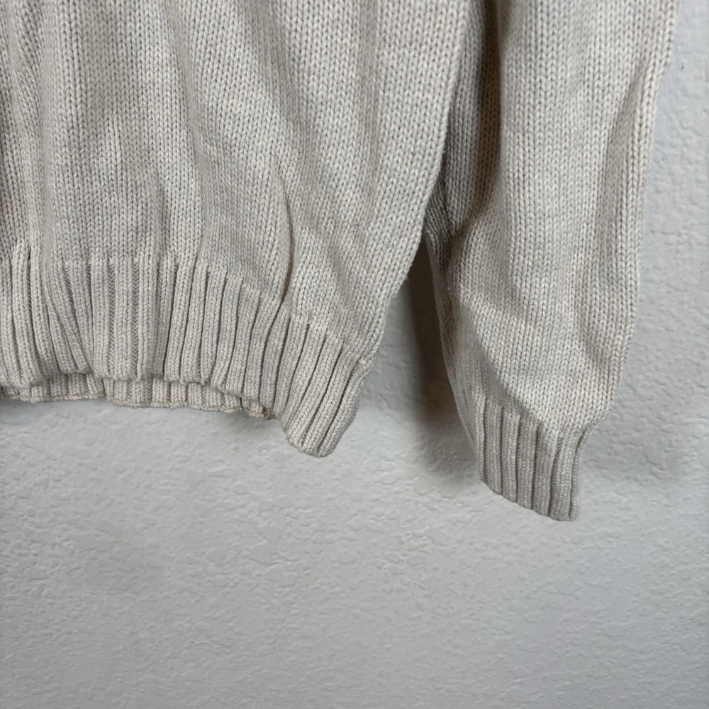 Chaps Mens Sweater Sz XL Long Sleeve Solid Comfy Heavy Pullover Excellent