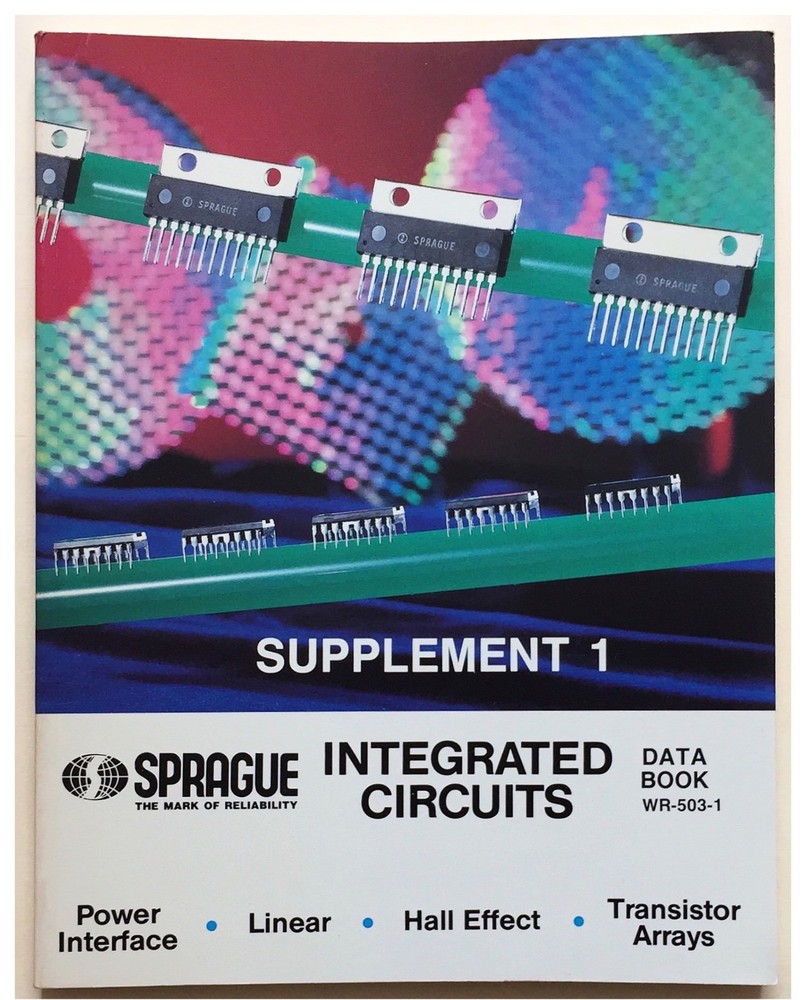 Sprague - Integrated Circuit, Supplement 1, Data Book 1985