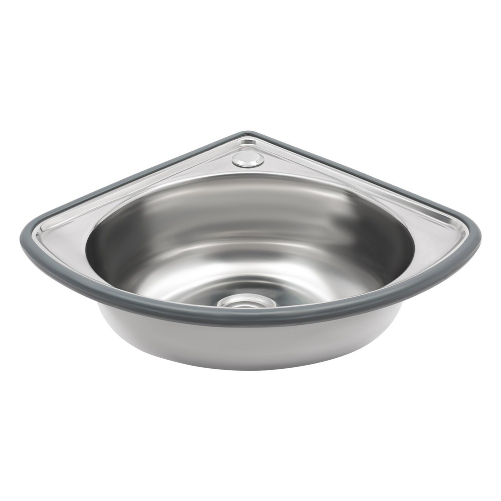 Bathroom Corner Sink Small Wall Mount Basin Sink Triangle Corner Basin Stainless