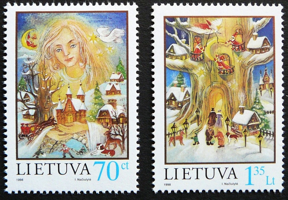 Lithuania stamps - Christmas_1998 - MNH.