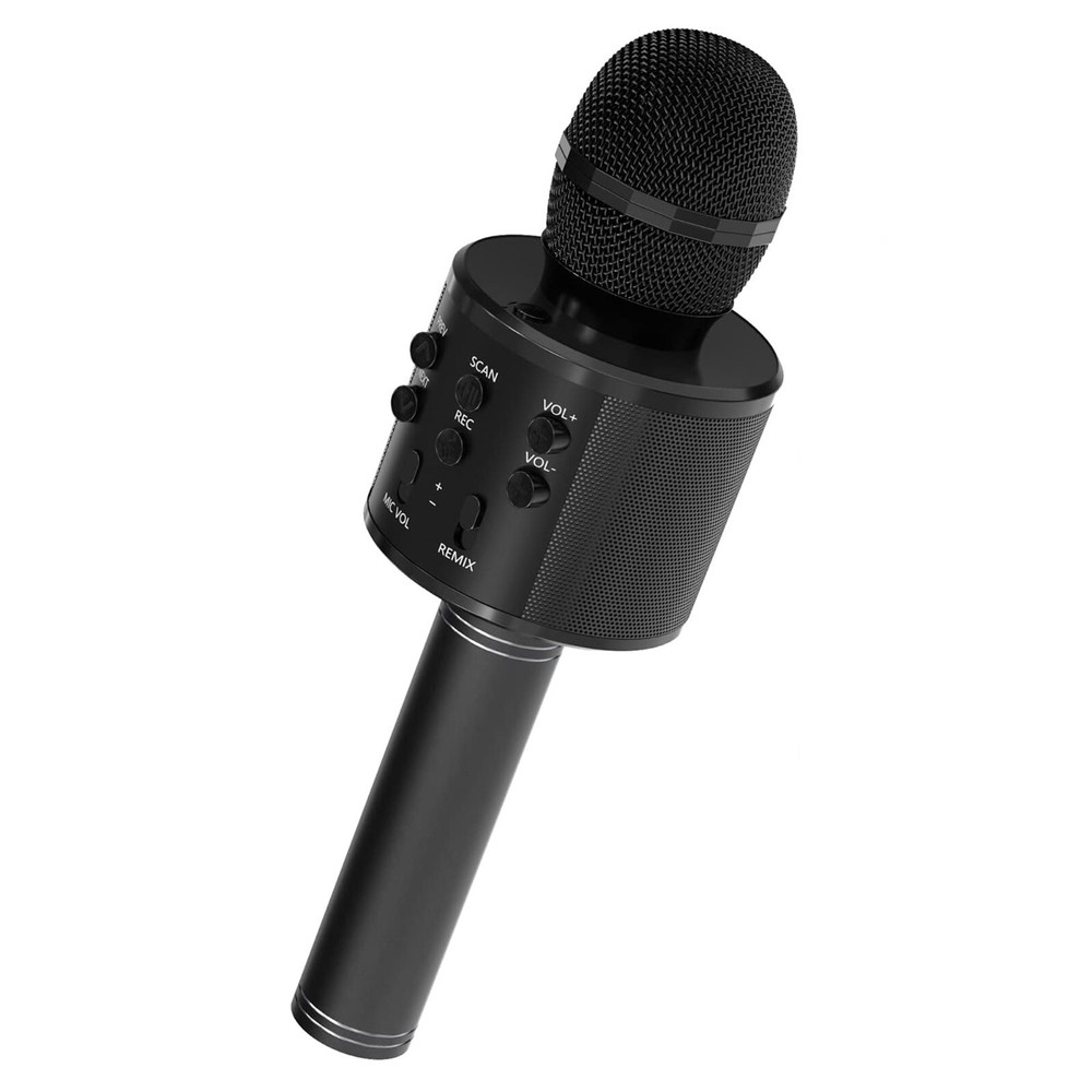 5 Core Microphone Wireless Karaoke Mic with Speaker Portable Bluetooth Microfono