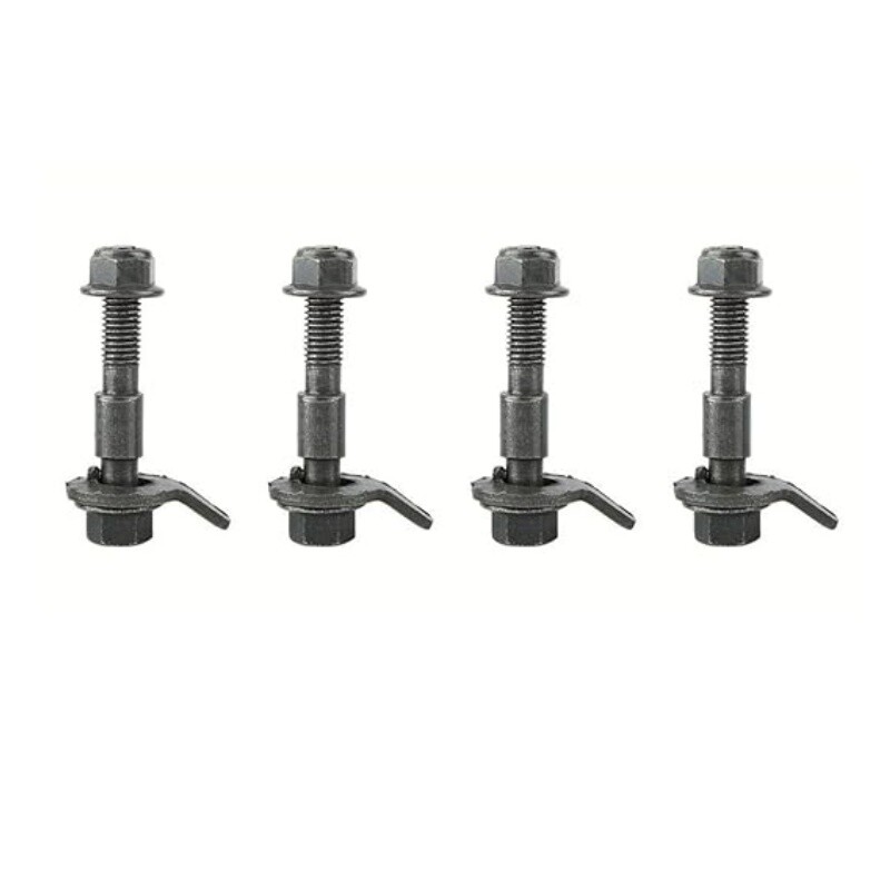 4PCS 12mm Cam Bolt Adjustable Camber Correction Alignment Kit for Four Wheels