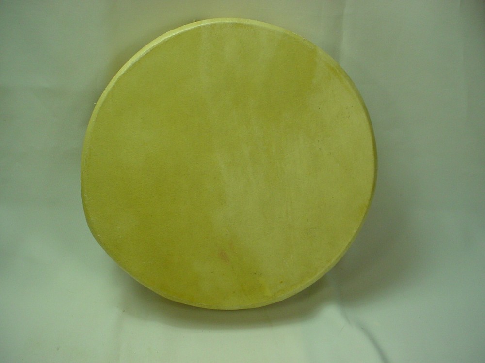 LARGE 14" NATIVE RAW HIDE COVERED DRUM SHAMAN DRUM