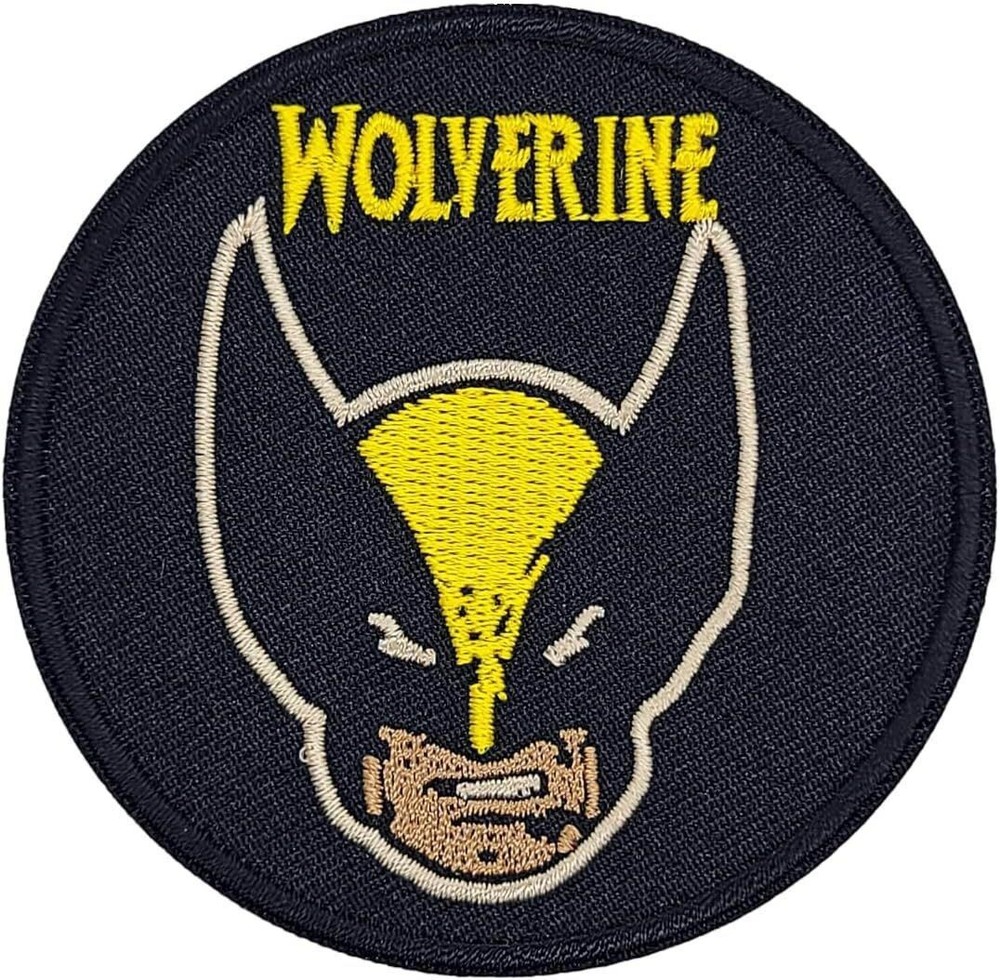 Wolverine X-MEN Superhero Embroidered Morale Patch | 2PC 3" HOOK BACKING