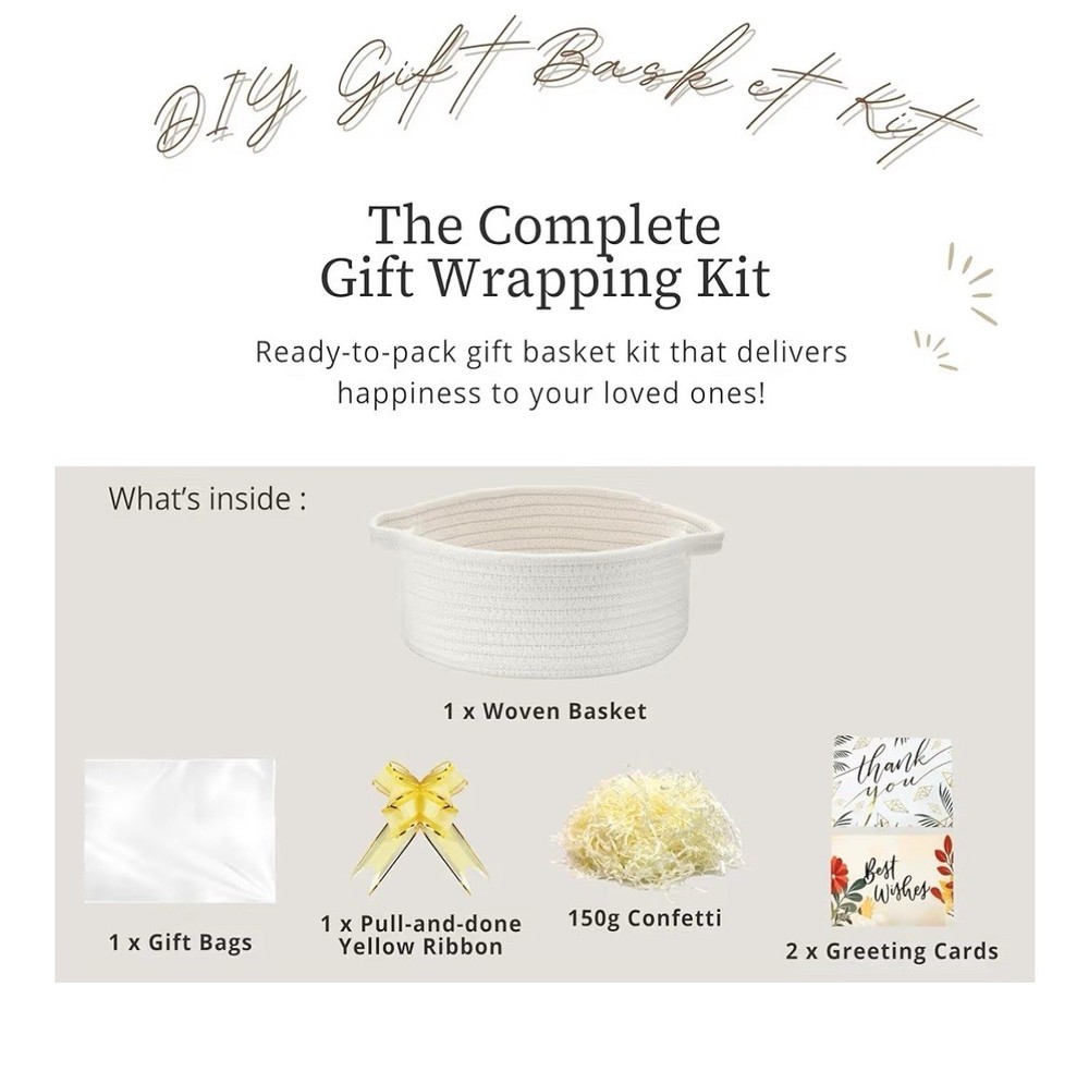 momolette Basket for Gifts Empty,
