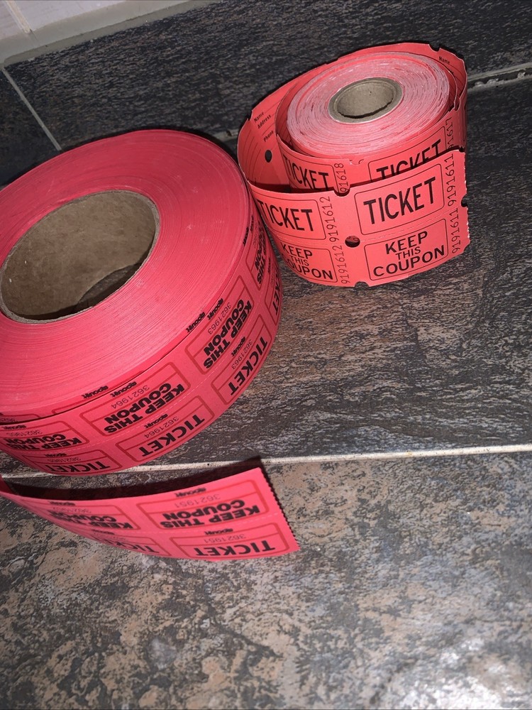 Double Roll Raffle Event Tickets