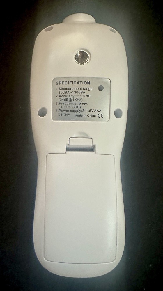 Sound Level Meter Wireless | 30~130dBA | Bluetooth & App Data | NEW In BOX