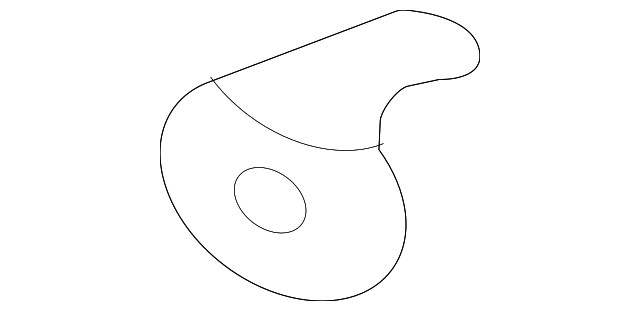 Genuine GM Inner Rocker Front Bracket 84601686