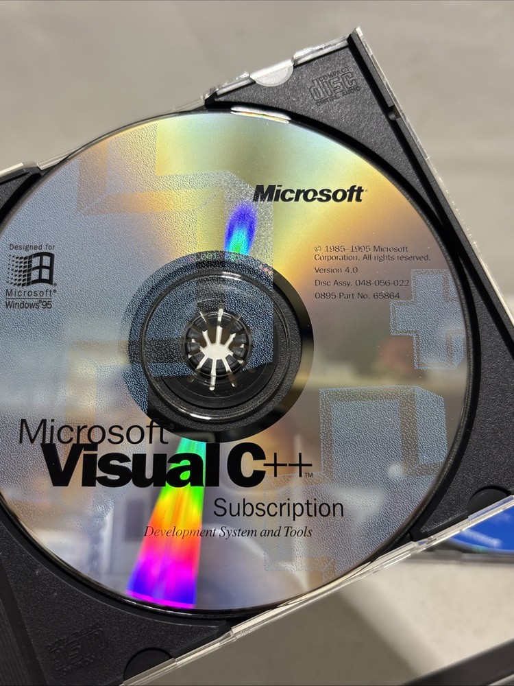 6 Microsoft Visual C++ for 16 bit Windows Versions CD Developer Net Lot