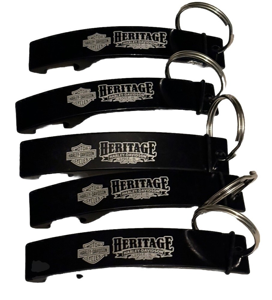 HARLEY-DAVIDSON PLASTIC BEER BOTTLE OPENERS 5 PACK